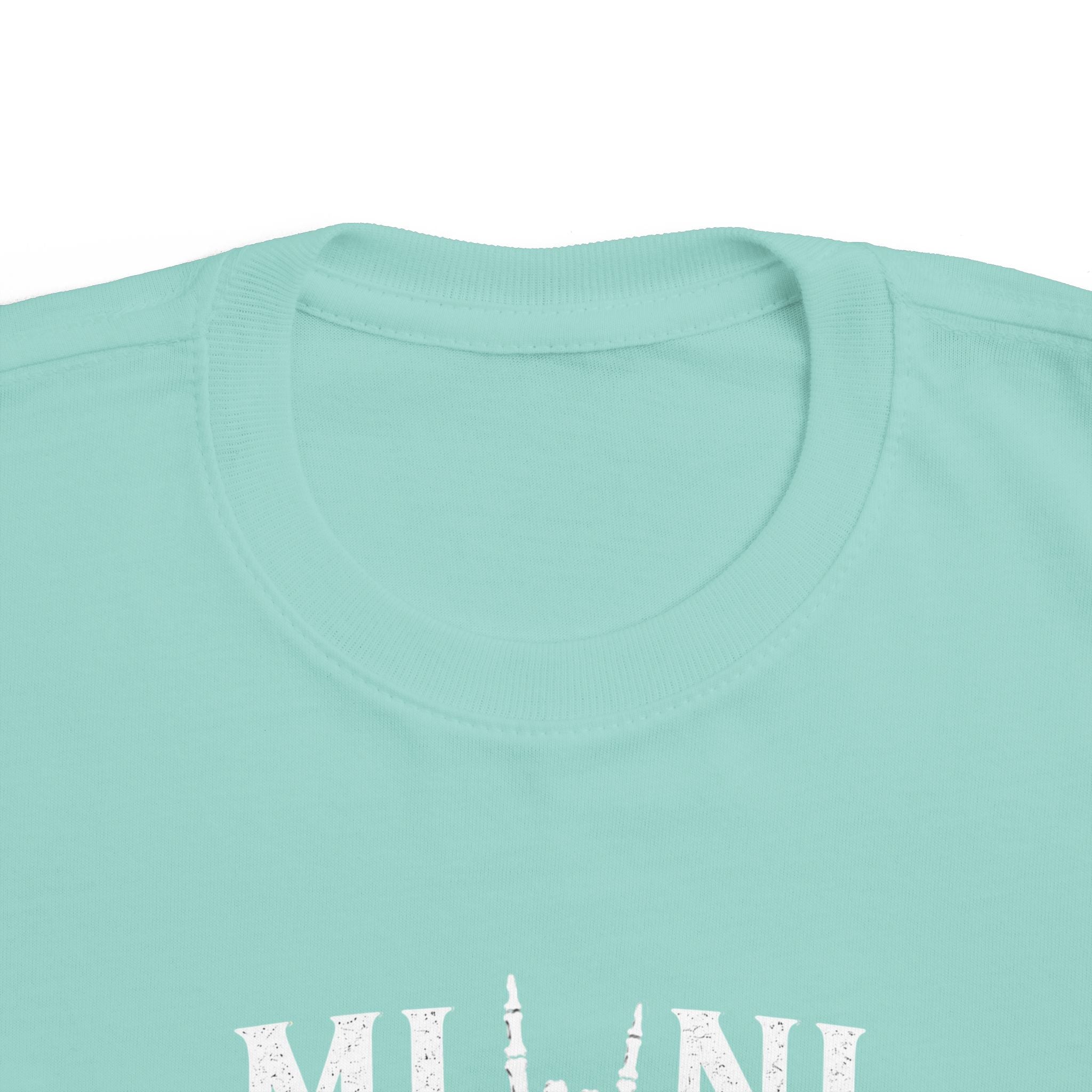 Mini Rocker Toddler Tee — "Mini" with Hand Sign Graphic