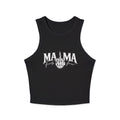 Mama F***ing Fierce Racer Tank — Women's Edgy Graphic Crop Top
