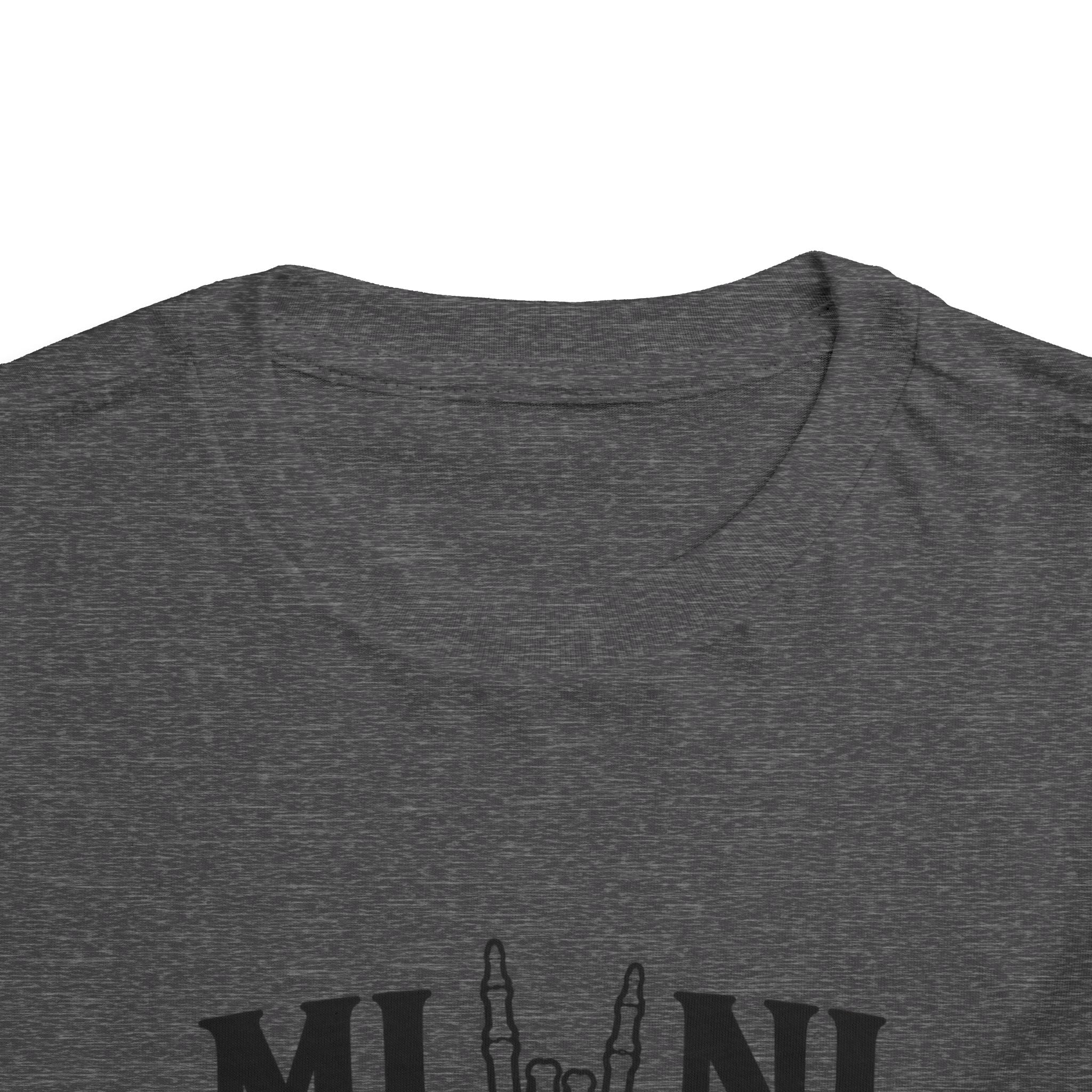 Toddler Tee – 'Mini Rock' Skull Hand Graphic Short Sleeve Shirt