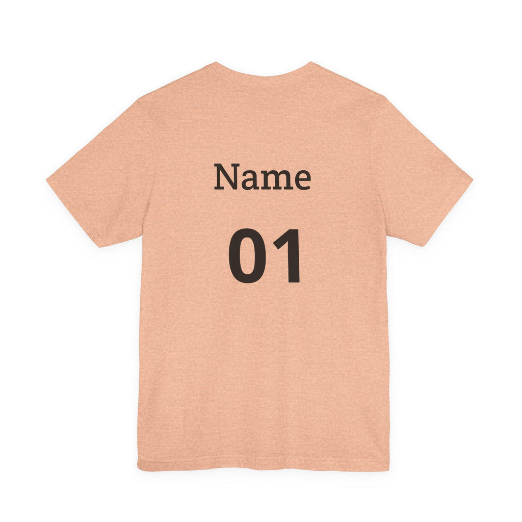 Baseball Mom T‑Shirt — 'Baseball Mom' Graphic Tee with Back Name & Number
