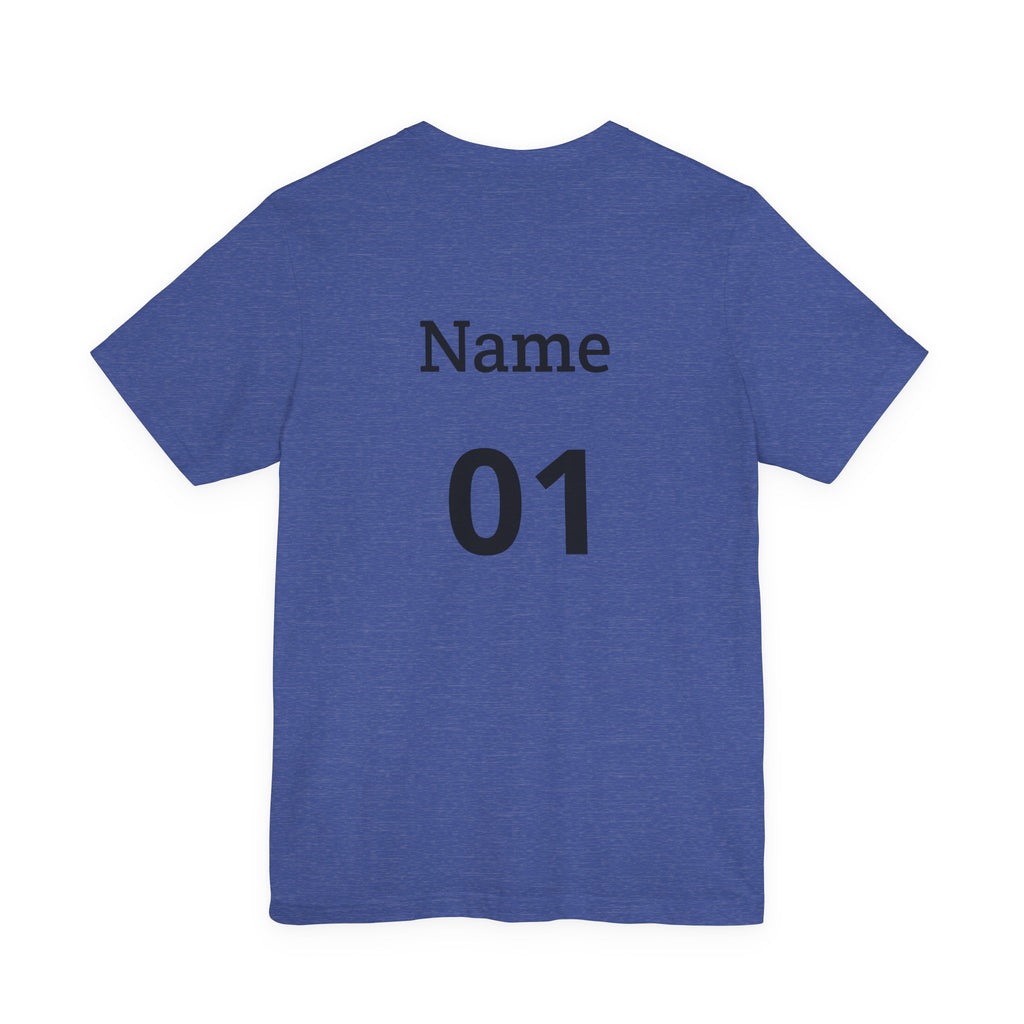 Baseball Mom T‑Shirt — 'Baseball Mom' Graphic Tee with Back Name & Number
