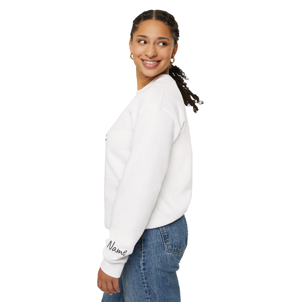 Mama Floral Crewneck Sweatshirt — Cozy Mom Sweatshirt with Floral Wreath