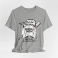 Baseball Mom T‑Shirt — 'Baseball Mom' Graphic Tee with Back Name & Number