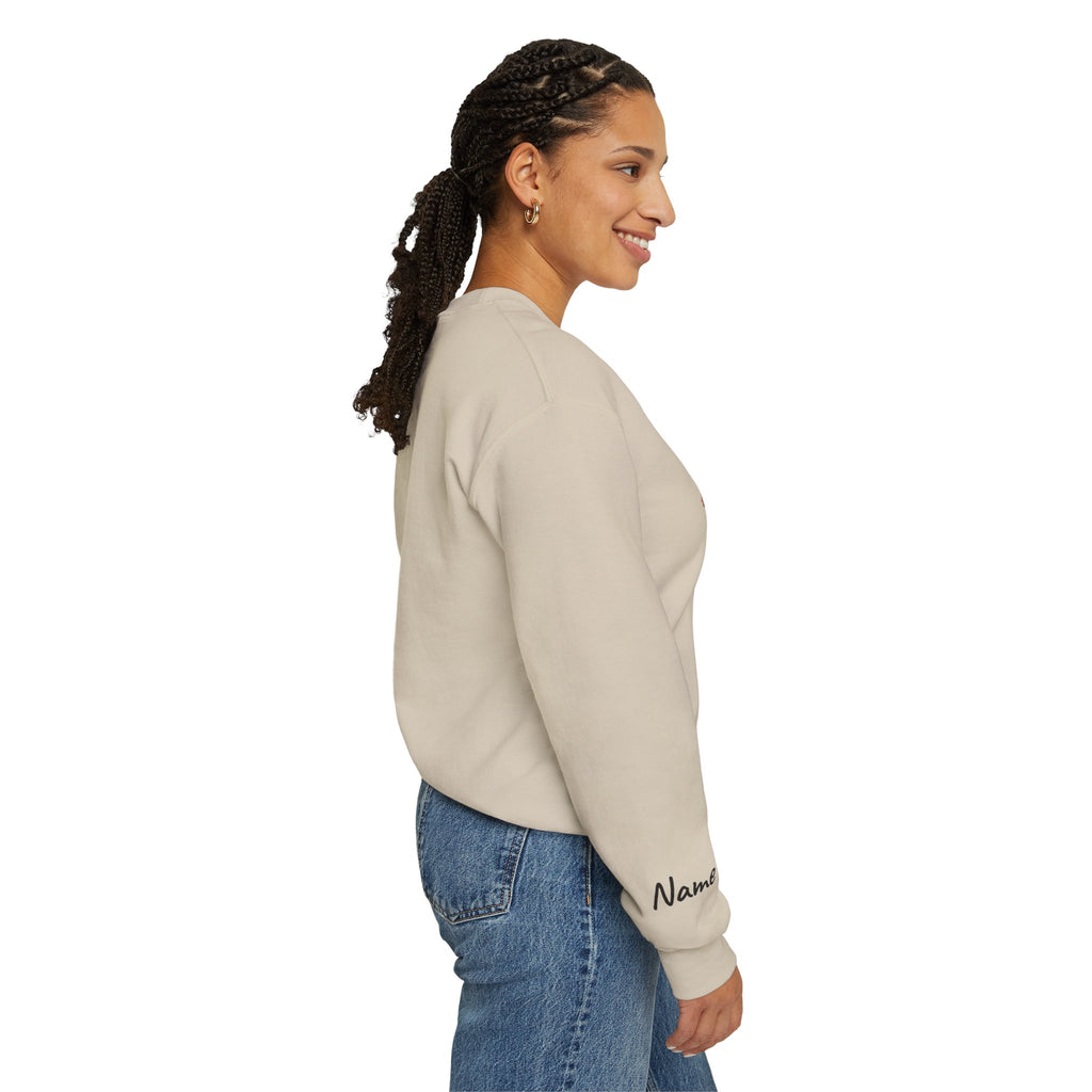 Mama Floral Crewneck Sweatshirt — Cozy Mom Sweatshirt with Floral Wreath