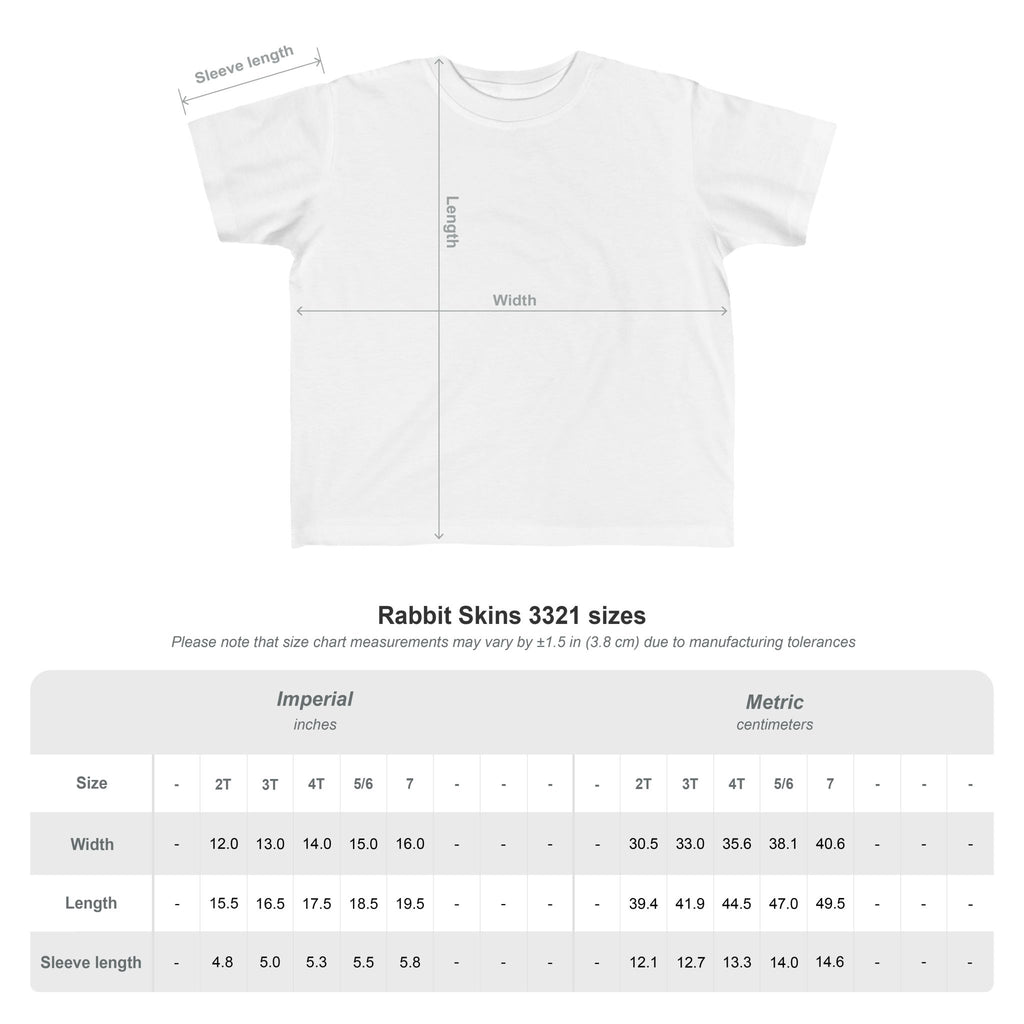 Mini Rocker Toddler Tee — "Mini" with Hand Sign Graphic