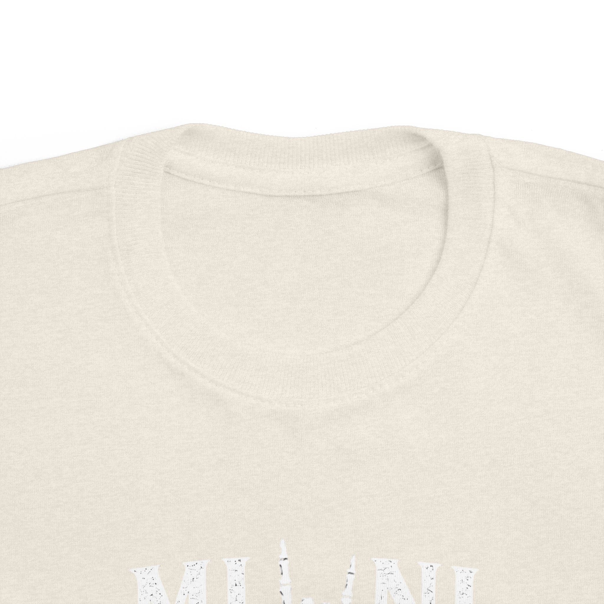 Mini Rocker Toddler Tee — "Mini" with Hand Sign Graphic